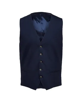 Anzugweste SLHSLIM-NEIL blau 48 herren - Selected - FashionsVida
