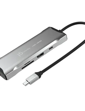 Hub 4k60 Elite Usb-c 10gbps Mini Space Gray One Size unisex - j5create - FashionsVida