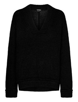 Pullover ampio in misto alpaca