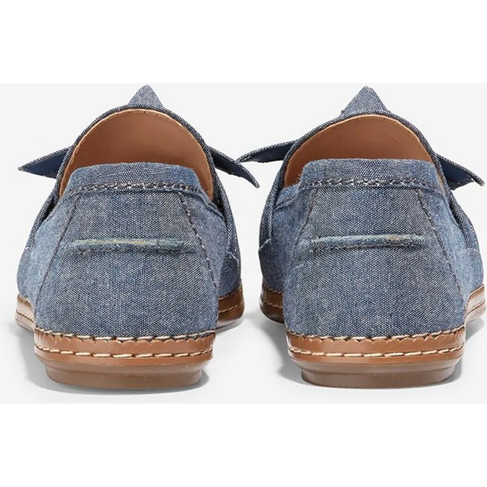 Mocasines planos de mujer con lazo decorativo - Cole Haan - FashionsVida