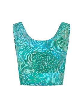 Sujetador de yoga para mujer Hatha Madhu azul M