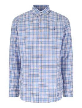 Camicia A Quadri Logo