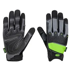 Gants De Travail Black / Green XL