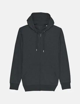 Mens 85% Organic Cotton Zip-Up Hoodie - - Size: XXL - British Boxers - FashionsVida