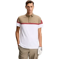 Polo Emil, weiss/braun l