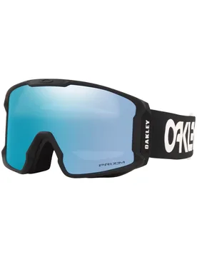 Masque de ski - Line Miner L Factory Pilot Black Prizm Sapphire en Silicone - Noir - Oakley - FashionsVida