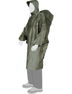 Cape m poncho montaña Verde (UNICA)