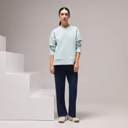 Pantalon largo ancho de modal Sportcasual de mujer