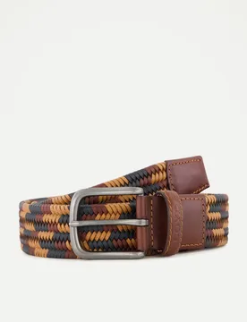 Cinturón de hombre trenzado piel - Lloyd's - FashionsVida