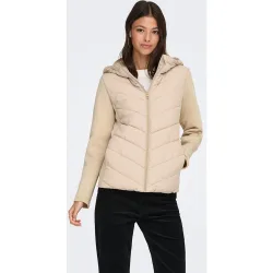 Chaqueta de mujer acolchada con capucha