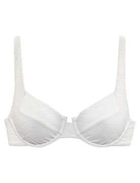 SUNSEEKER Top de bikini blanco