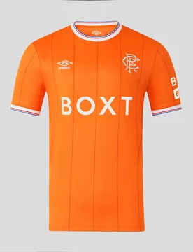 Rangers Infant 25/26 Fourth Shirt VIBRANT ORANGE 6-7Y Unisex - Castore - FashionsVida