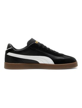 Sneakers nere in pelle e camoscio con logo bianco Club II Era 44