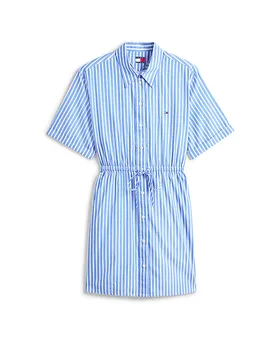 Mini-robe bleu clair S - Tommy Jeans - FashionsVida