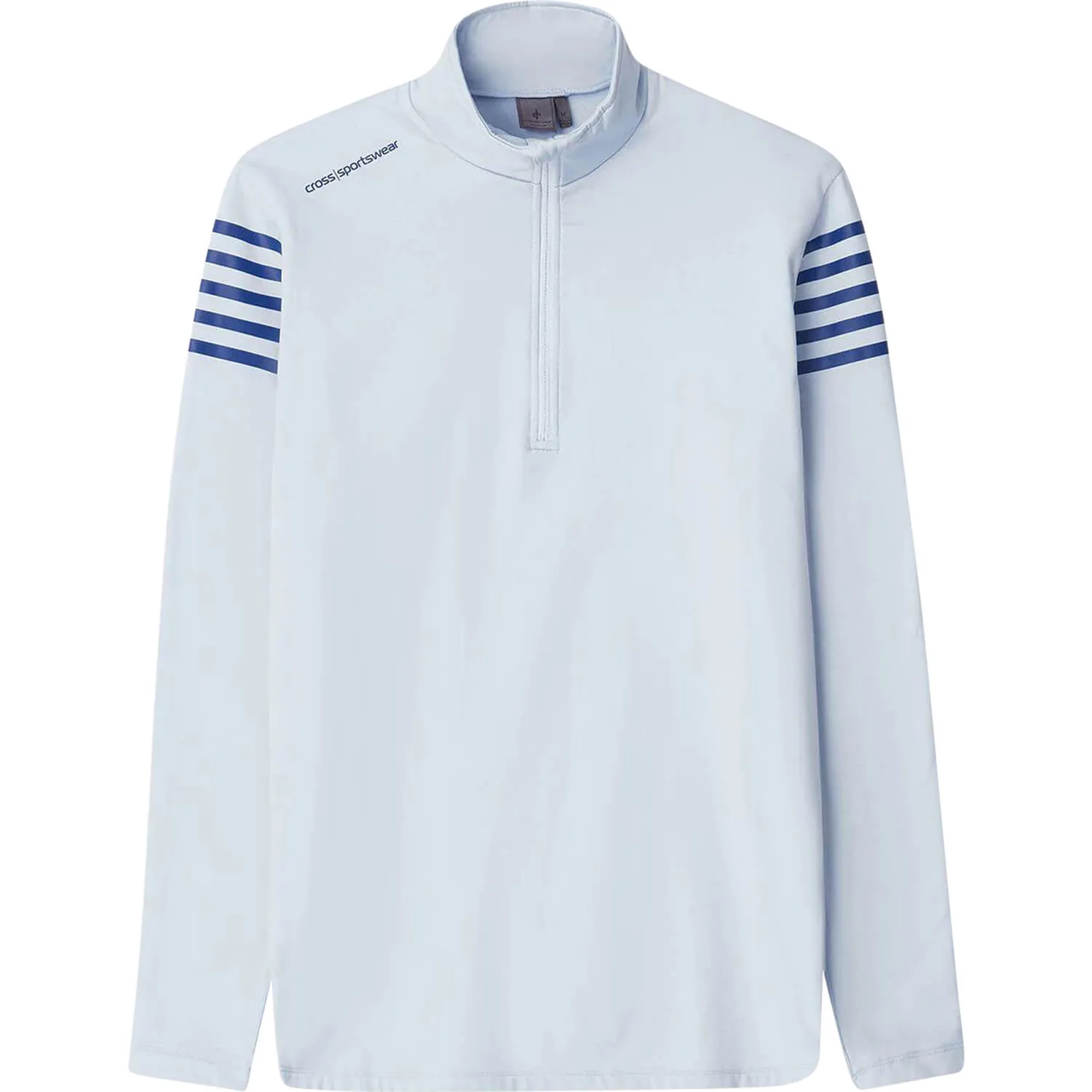 Layer Sporty 1/2-Zip, hellblau s - Cross - FashionsVida