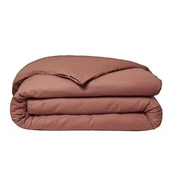 Bettbezug Housse De Couette Essential Terracotta Einheitsgrösse