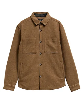 Overshirt MARLTOWN marrón claro S - Barbour - FashionsVida