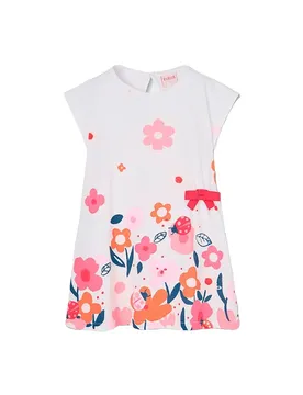 Boboli Vestito Senza Maniche 32313 White 4 Anni