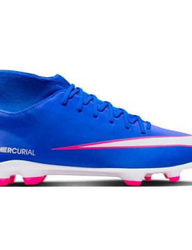 Mercurial superfly 10 club fg/mg botas de futbol cesped artificial Azul (40,5)