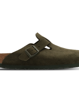 Suede Damen Flip-Flops und Sandalen - Grün - Größe 36 - Wildleder Green 36