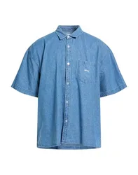 Jeanshemd Herren Blau L,M Herren