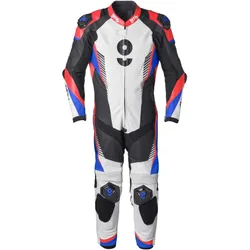 Tuta Moto Intera Tuta in pelle GRC-1 1PCS Nero Blu Rosso taglia 56