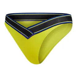 Solid V Scoop Bikini Bottom Bitter Lime M Women