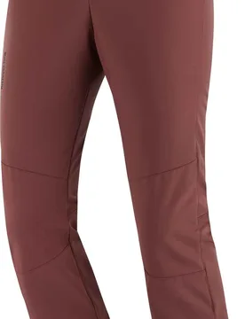 Wasserdichte Stretch-Skihose Reason Pant W Rum Raisin für Damen Größe L Bordeaux - Salomon - FashionsVida