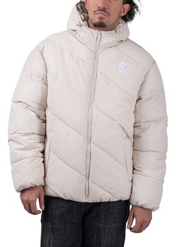 OG Hooded Puffer Jacket Light Sand XXL Herren