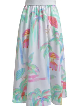 MIDI SKIRT ELASTIC WB female