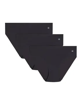 Culotte D29404-01 Hipster 3 Unités Black XS - G-Star - FashionsVida