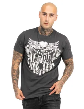 T-shirt à Manches Courtes Westlake Anthracite / Off-White S