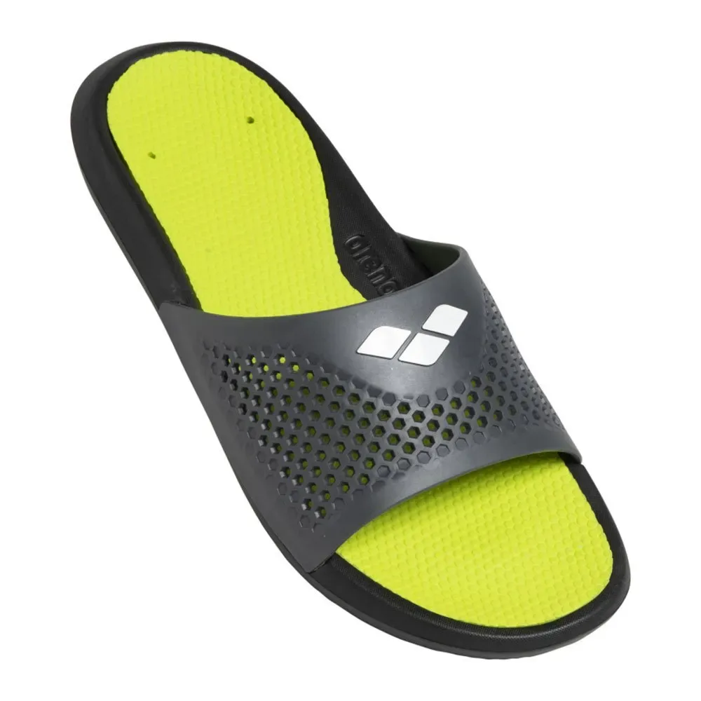 Bruno Slides Black / Lime / Grey UK 6.5 Men - Arena - FashionsVida