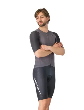 Salopette Free Aero Race S Kit Black / White - Castelli - FashionsVida