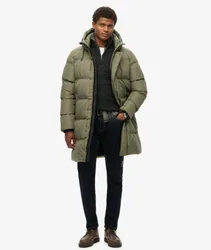Superdry Herren Grün Steppmantel, Größe: M - Größe: M