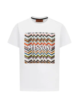 MISSONI T-SHIRT M/C RIQUADRO ZIGZAG - Missoni - FashionsVida