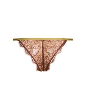 Culotte échancrée en dentelle