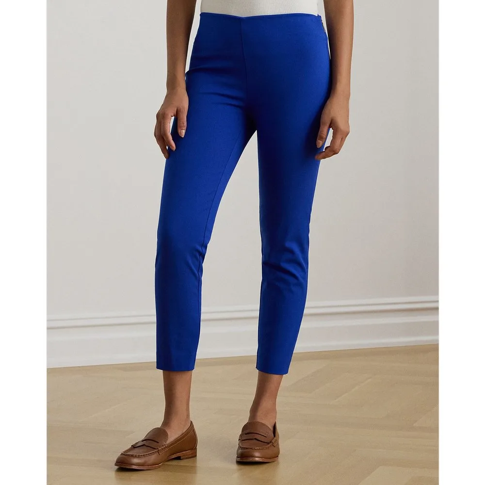Pantalón recto de mujer en color blanco - Lauren Ralph Lauren - FashionsVida