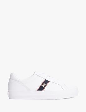 Baskets basses en cuir