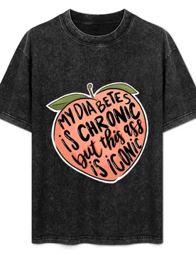 Diabetes is Chronic Shirt T-Shirt Plus Size Outdoor Casual Top - Aliexpress - FashionsVida