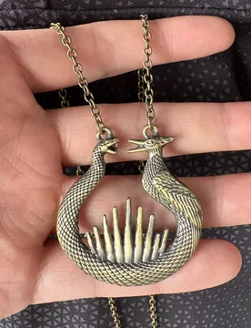 The Hunger Games Songbird Snake Necklace Cosplay Mockingjay Haymitch’s Flint Striker Vintage Metal Pendant Jewelry Gifts - Aliexpress - FashionsVida