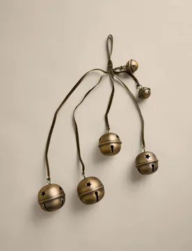 Brass Hanging Cascading Bells Decoration Antique Brass - M&S - FashionsVida