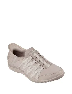 Women's 'Breathe-Easy - Roll-With-Me' Slip On Shoes in Brown Size: 7 - Brown - Size: 7 - Skechers - FashionsVida