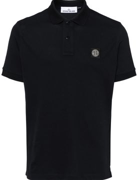 Slim Fit Ribbed Collection Two-Button Polo Shirt - Size M