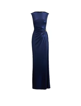 Vestido de noche ILIANNE azul oscuro 38 - Ralph Lauren - FashionsVida