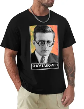 Dmitri Shostakovich T-Shirt shirts graphic cheap stuff vintage graphic tee workout shirts for men - Aliexpress - FashionsVida