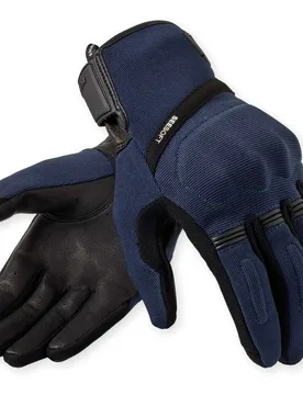 Guanti Moto Mosca 2 Blu scuro nero taglia M - Rev'it - FashionsVida