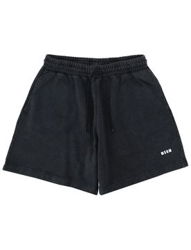 Men's High-Waisted Shorts with Logo - Size L