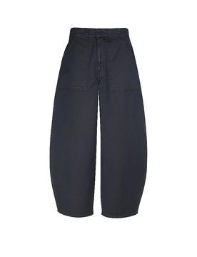 Jeans acampanados THE BARREL azul oscuro 26