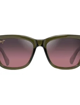 Lunettes De Soleil Polarisées Hanohano Shiny Translucent Green Maui Rose®/CAT2 Homme